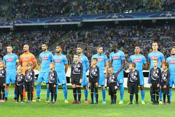 UEFA Champions League jogo FC Dynamo Kyiv vs Napoli — Fotografia de Stock