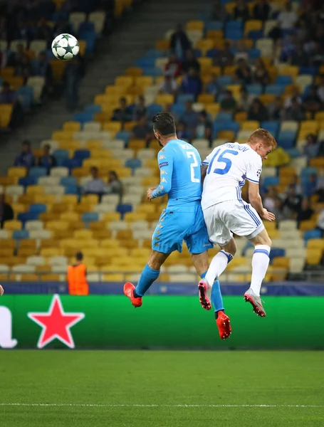 UEFA Şampiyonlar Ligi oyun Fc Dinamo Kiev rakip Napoli — Stok fotoğraf