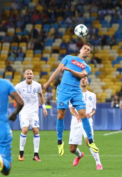 UEFA Champions League gra Fc Dynamo Kijów vs Napoli — Zdjęcie stockowe