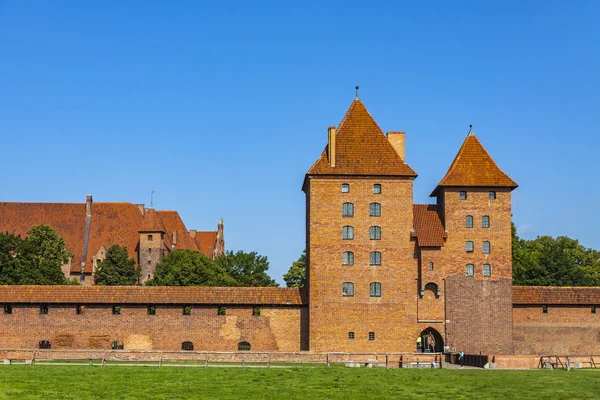 Château de Malbork en Poméranie région de Pologne — Photo