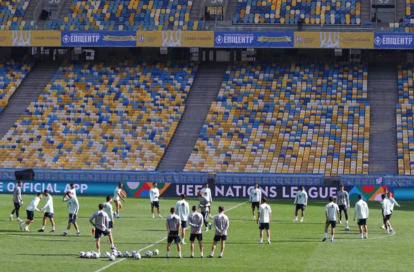 Kyiv Ukraine October 2020 Training Session Spain National Team Uefa — 图库照片