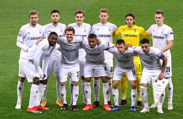 Kyiv Ukraine November 2020 Vfl Borussia Monchengladbach Players Pose Group — Stock Photo, Image