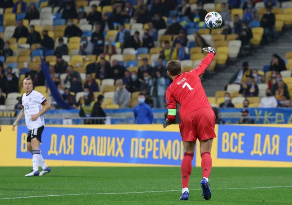 Kyiv Ukraine Oktober 2020 Målvakt Manuel Neuer Tyskland Aktion Uefa — Stockfoto