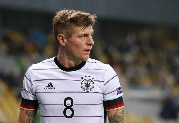 Kyiv Ukraine October 2020 Midfielder Toni Kroos Germany Action Uefa — Stock Photo, Image