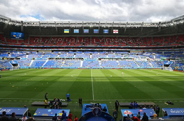 フランス リヨン 2016年6月16日 Uefa Euro 2016の試合前のスタッド リヨン スタジアム パルク オリンピック — ストック写真