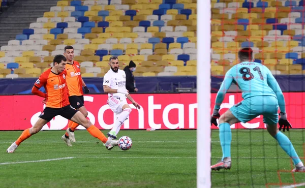 Kyiv Ukraine 1Er Décembre 2020 Shakhtar Donetsk Orange Les Joueurs — Photo