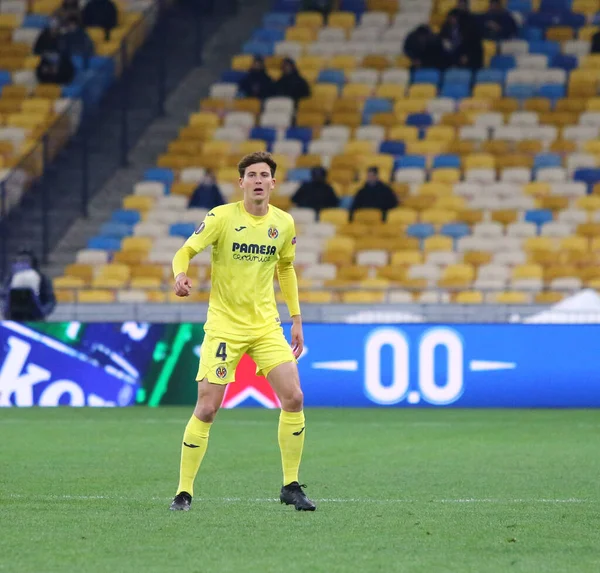 Kyiv Ukraine March 2021 Pau Torres Villarreal Uefa Europa League — 스톡 사진