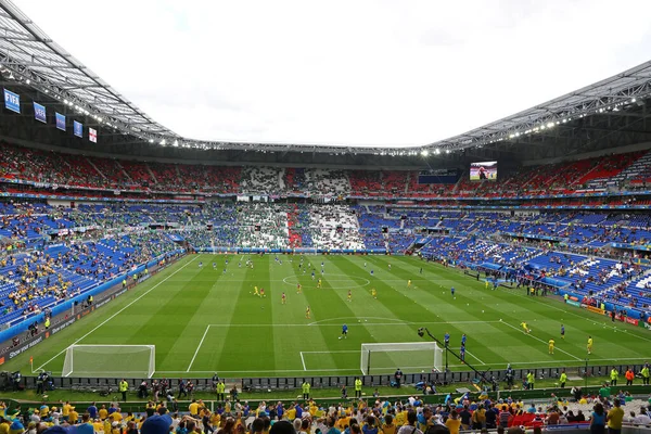 Lyon Francia Junio 2016 Panorama Del Stade Lyon Estadio Parc — Foto de Stock