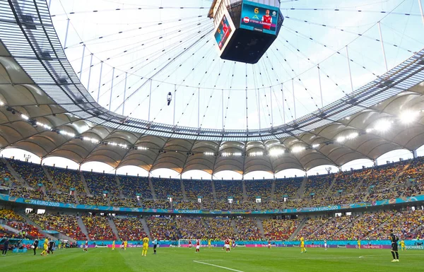 Bucharest Roménia Junho 2021 Vista Panorâmica Arena Nacional Estádio Bucareste — Fotografia de Stock