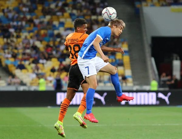 Kyiv Ukraine Août 2021 Junya Ito Genk Bat Pour Ballon — Photo