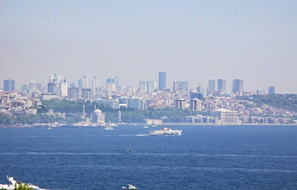 博斯普鲁斯海峡伊斯坦布尔，土耳其 — 图库照片