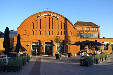 Central railway station in Malmo, Sweden clipart