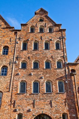 Eski binalar Lubeck, Almanya