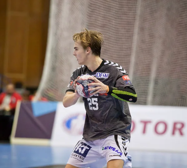 Handball-Spiel Motor vs aalborg — Stockfoto