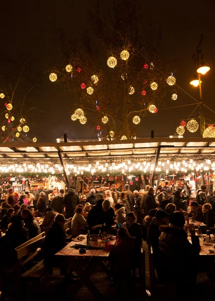 Rynek nowego roku w Budapeszcie — Zdjęcie stockowe