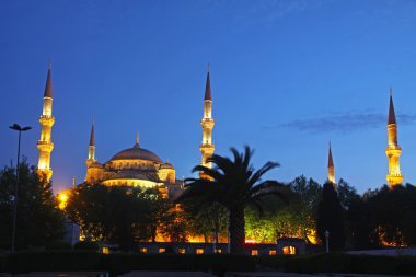 Istanbul'da Sultan Ahmed Camii (Sultanahmet Camii)