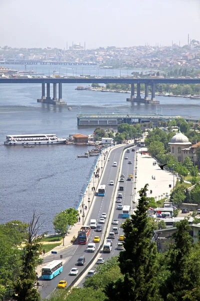 Golden Horn inlet in Istanbul, Turkey — Stock Photo, Image