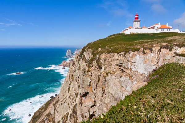 Punkt najbardziej zachodniej Europy, cabo da roca, Portugalia — Zdjęcie stockowe