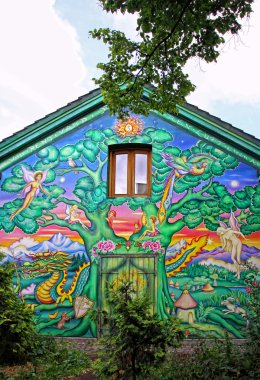 Christiania - self-proclaimed autonomous neighbourhood in Copenhagen clipart