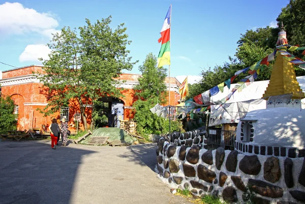 Christiania - self-proclaimed autonomous neighbourhood in Copenhagen — Stock Photo, Image