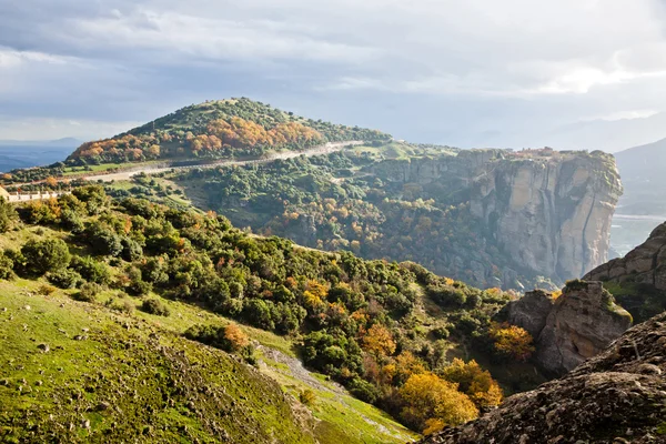 Meteora rotsen en kloosters in Griekenland — Stockfoto