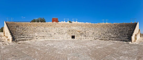 Starożytnego teatru grecko-rzymskiego w Kurionie, Cypr — Zdjęcie stockowe