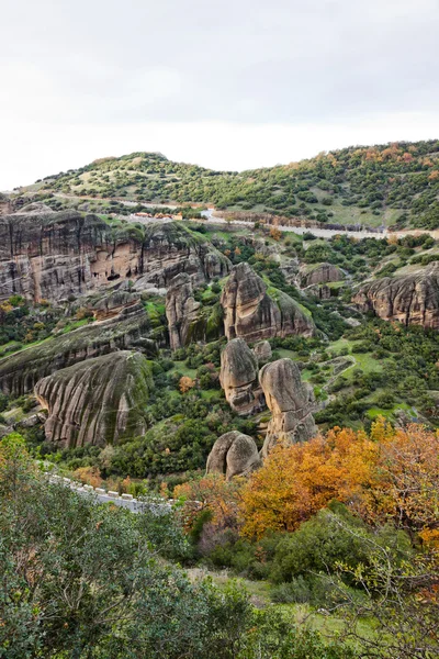 Meteora rotsen in Griekenland — Stockfoto