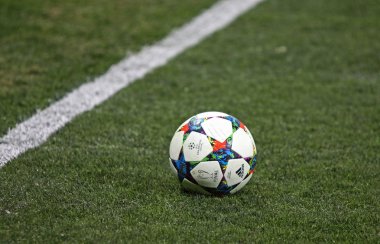 Yakın çekim resmi Uefa Şampiyonlar Ligi sezon top