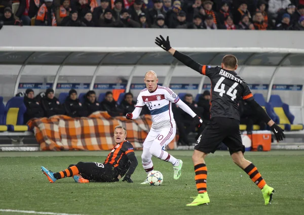 Futbol oyun Shakhtar Donetsk vs Bayern Münih — Stok fotoğraf