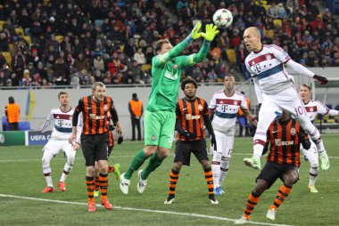 Futbol oyun Shakhtar Donetsk vs Bayern Münih