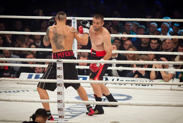 Pelea de boxeo Oleksandr Usyk vs Danie Venter — Foto de Stock