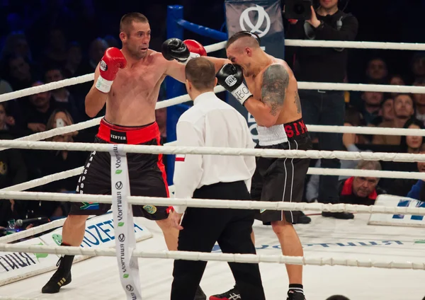 Combattimento pugilato Oleksandr Usyk vs Danie Venter — Foto Stock