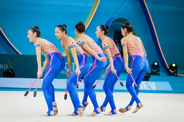 Weltmeisterschaften der Rhythmischen Sportgymnastik — Stockfoto