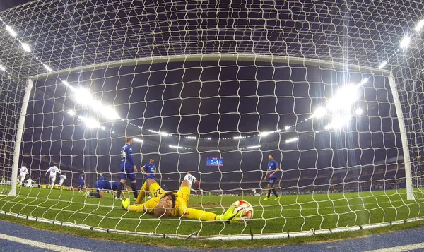 Fotbal hra Fc Dynamo Kyjev vs Fc Everton — Stock fotografie