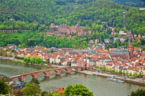 Starego miasta w Heidelbergu, Niemcy — Zdjęcie stockowe