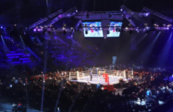 Blurred boxing fight. Abstract background with bokeh — Stock Photo, Image