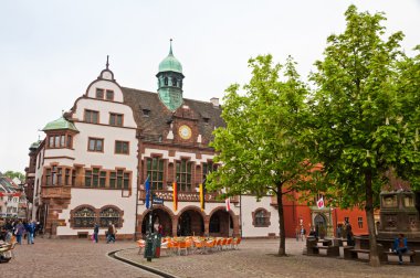 bir freiburg im breisgau, Almanya içinde Rathausplatz (Belediye Meydanı)