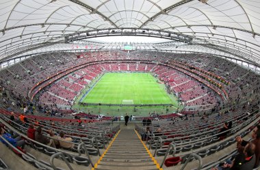Panoramic view of Warsaw National Stadium