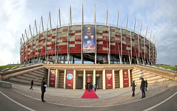 Exterior view of Warsaw National Stadium — Stock Photo, Image