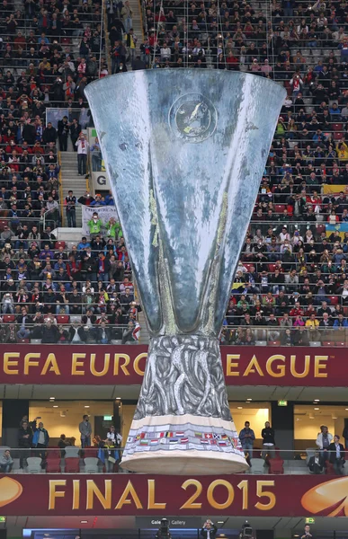 UEFA Europa League Final football game Dnipro vs Sevilla — Stock Photo, Image