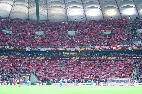 UEFA Europa League Final football game Dnipro vs Sevilla — 스톡 사진