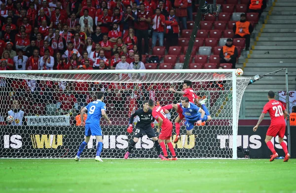 UEFA Europa League Final football game Dnipro vs Sevilla — Stok fotoğraf