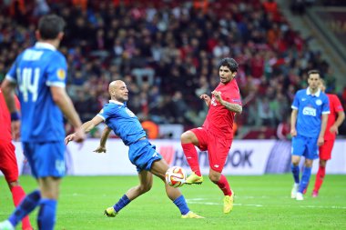 UEFA Europa League Final football game Dnipro vs Sevilla