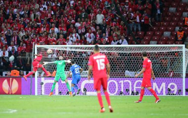 UEFA Europa League Final football game Dnipro vs Sevilla