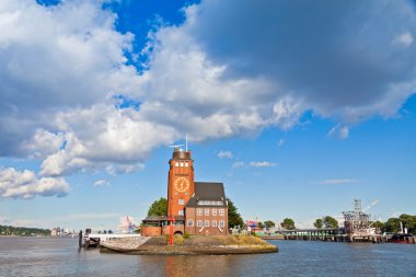 lotsenhaus seemannshoft (pilot house) liman Hamburg, Almanya