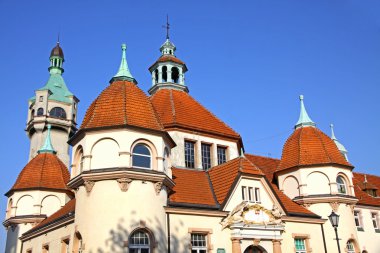 Historic Balneology Building in Sopot, Poland clipart
