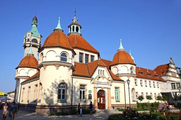 Historická budova lázeňství v Sopoty, Polsko — Stock fotografie