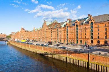 Speicherstadt disctrict Hamburg, Almanya