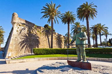 Dom Carlos heykeli ben Portekiz, Cascais, Portekiz kralı