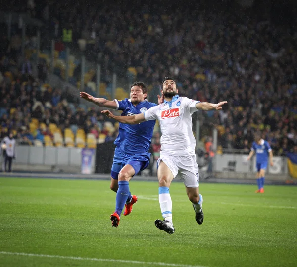 UEFA Europa League semifinal game Dnipro vs Napoli — Stock Photo, Image